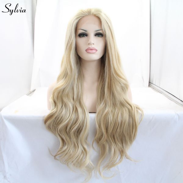 Lace Front, Wig Longa e Loira -  Resistente ao Calor - Frete grátis